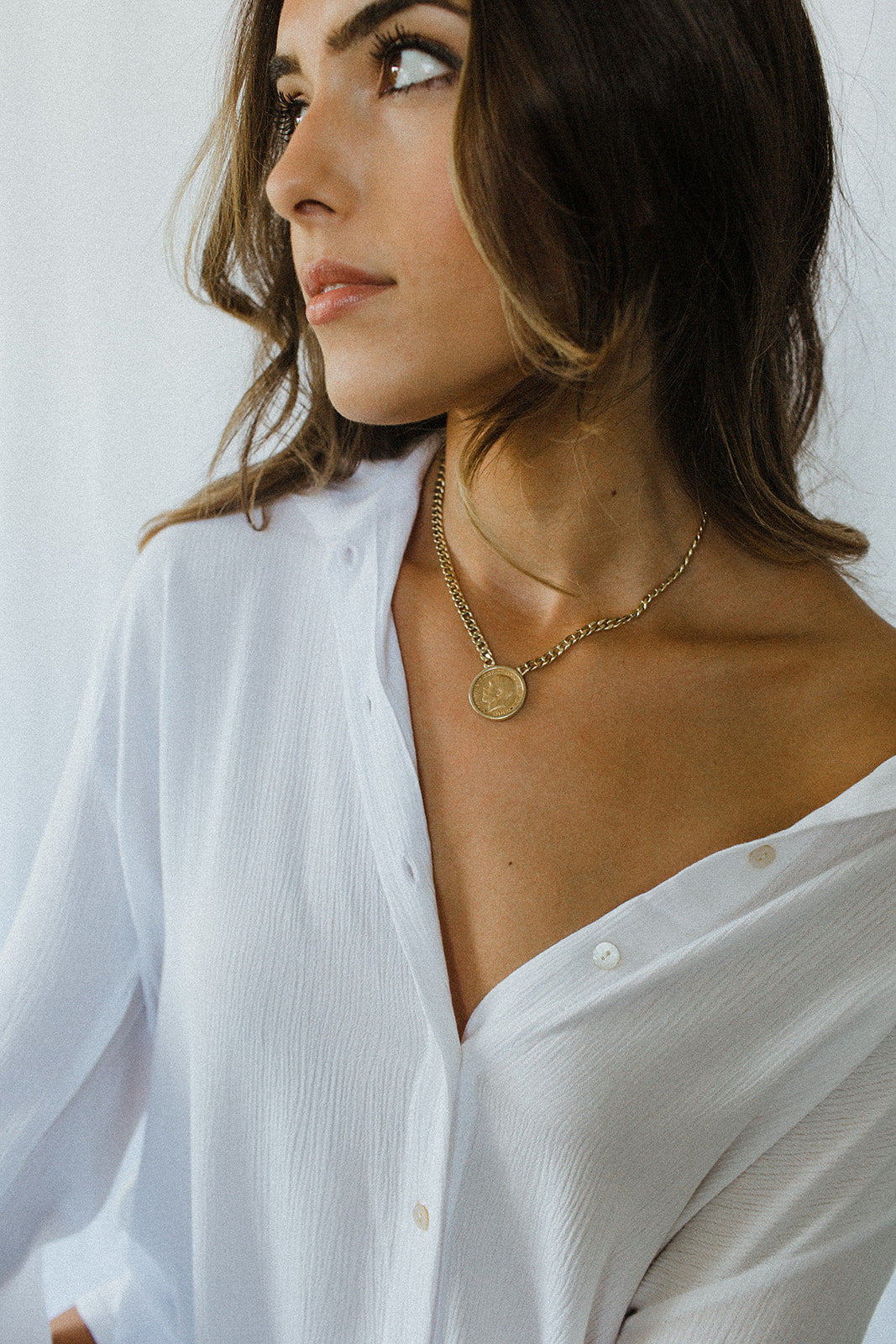 Coin Pendant Necklace