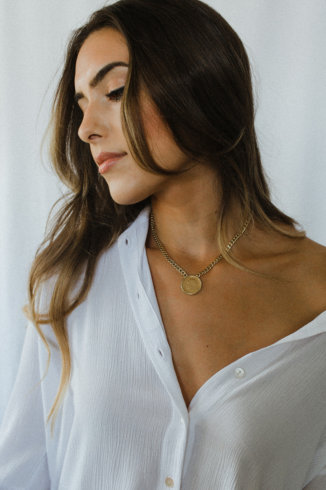 Coin Pendant Necklace