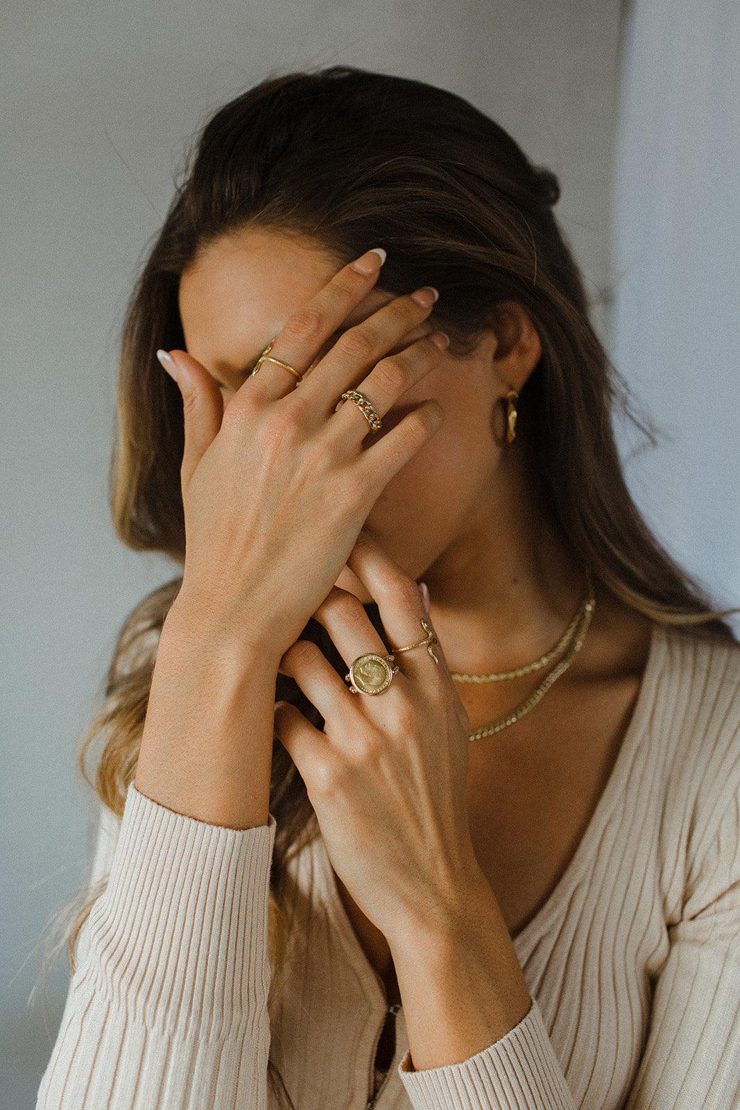 Gold Coin Ring